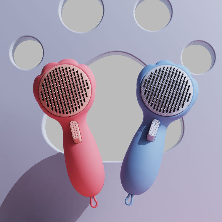 Cepillo Automático para Mascotas con Afilos de Aguja para Gatos y Perros - Cepillo de Filo de Aguja con Renglón Abierto — imagen 5