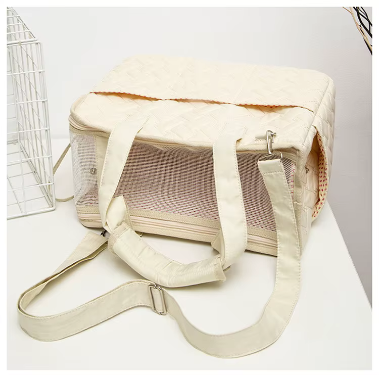 Mochila para Mascotas Portátil, Bolsa de Viaje Respirable para Perros y Gatos Pequeños, Mochila Manual para Viajes con Capacidad 6.5Kg — imagen 5