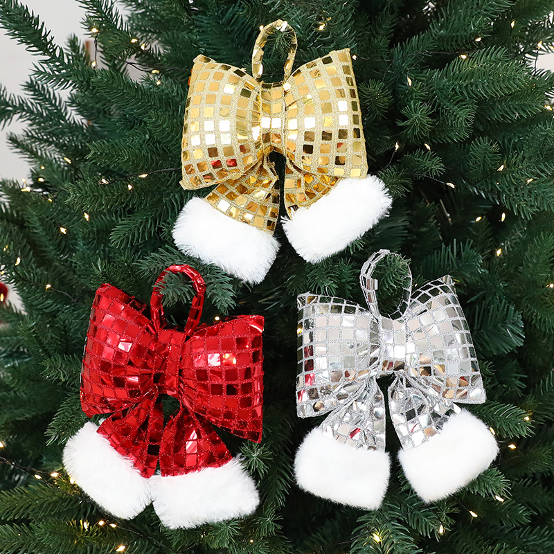 Adorno de Mariposa Brillante para Árbol de Navidad, Decoración de Vidrio para Ventana Hotel y Colgador de Navidad — imagen 2