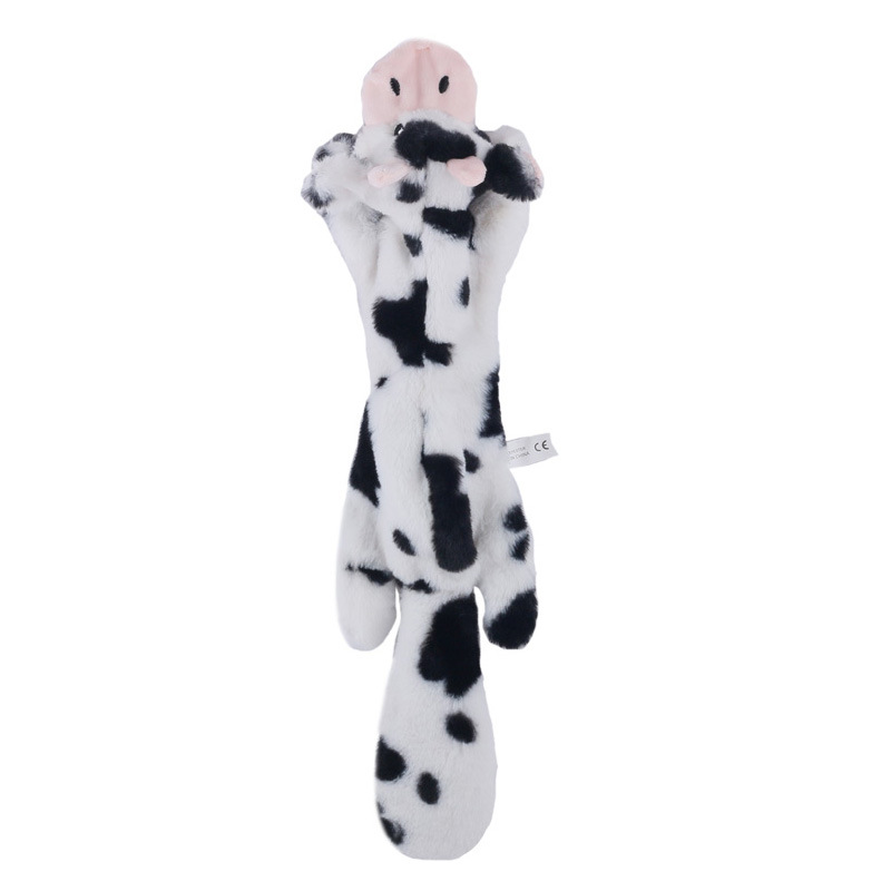 Dog Plush Puzzle Biting Sound Pet Toy Simulation Animal Shape Leather Shell Toy — image 8