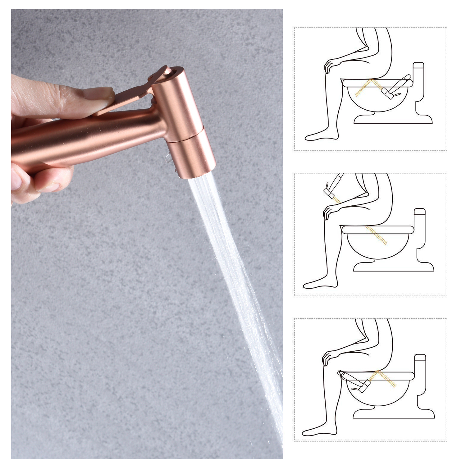 Pistola de Spray para Baño Animal, Equipo de Enjuague Manual — imagen 3