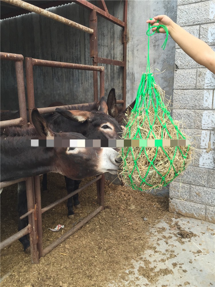 Forage Pocket Feeding Horse Bag Haystack Bag Grass Net Pocket Horse Feed Bag — image 5