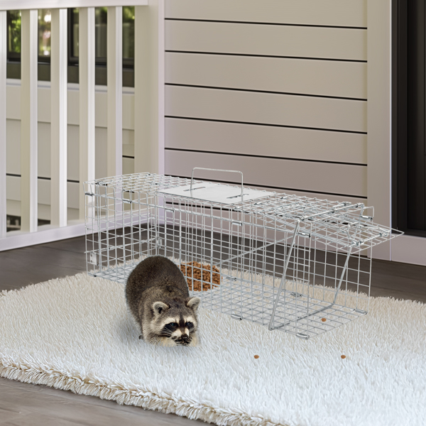 Silver Folding Iron Pet Fence — image 5