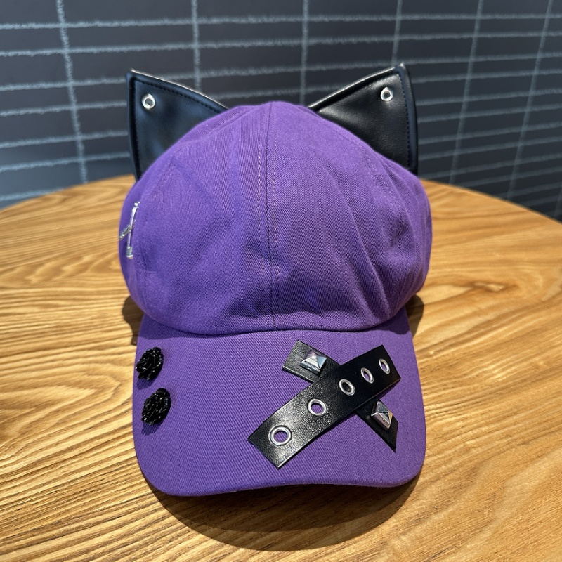 Gorra de Béisbol Original con Orejas de Gato en 3D — imagen 1