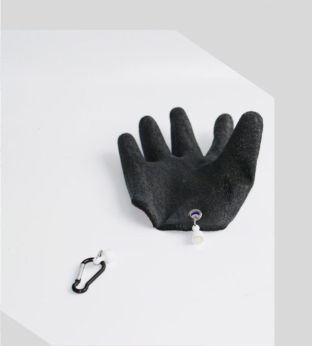 Fishing Gloves Anti-Slip Protect Hand From Puncture Scrapes Fisherman Professional Catch Fish Latex Hunting Gloves Left Right — image 10