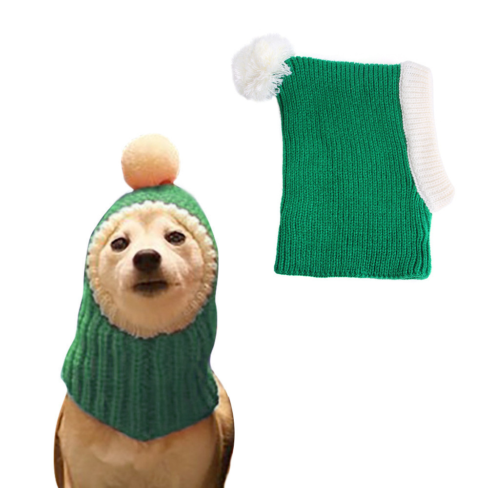 Pet Hat Dog Halloween Christmas Head Cover Cat Teddy Bichon Frightening Headdress Supplies — image 6