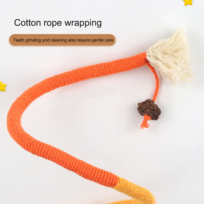 Cat Bite Rope Toy for Self pleasure Relieve Stress Grind Teeth Clean Teeth Cat Teasing Stick Supplies — image 3