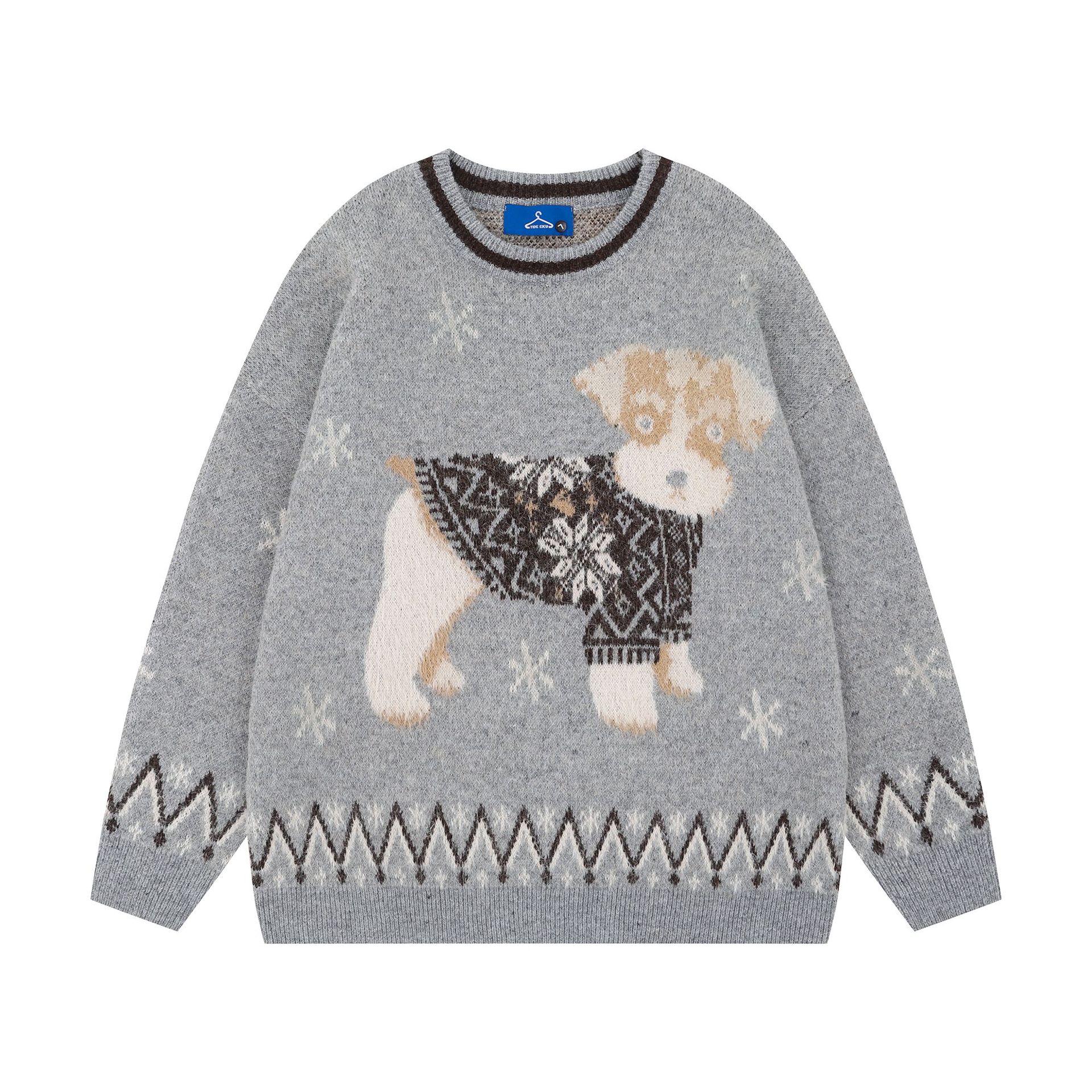 Cute puppy design sweater — image 2