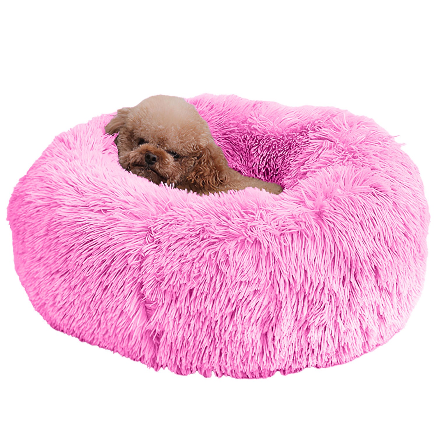 Cama de Pelo Suave para Perros y Gatos, Colchón Cálido Acogedor para Mascotas — imagen 23