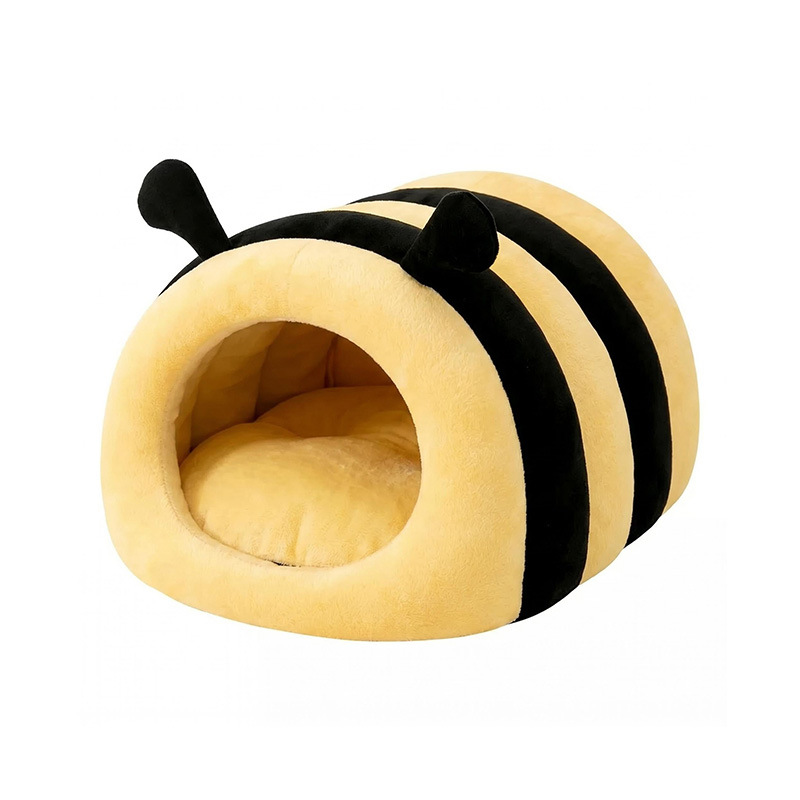Honey Bee Cat Nest Winter Warm Closed Dog Nest — image 2