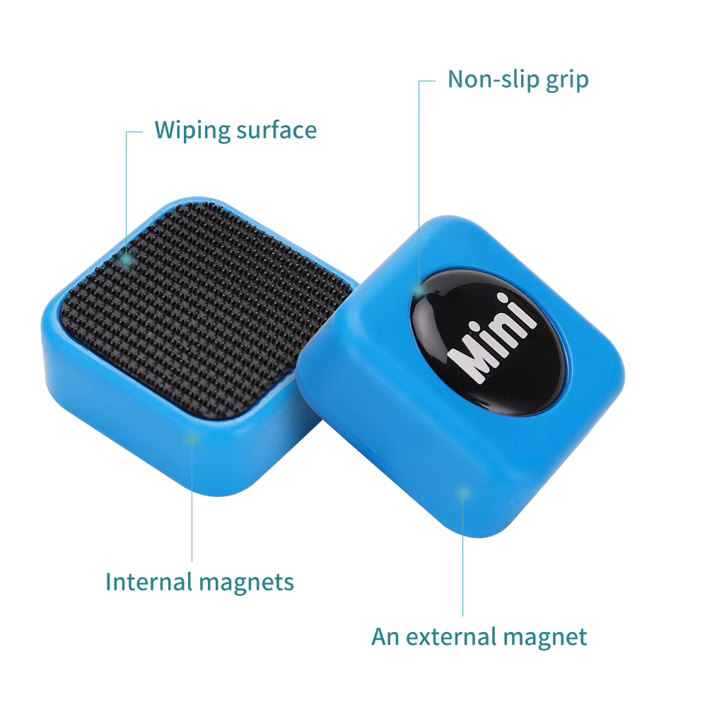 Limpia de Algas Magnética Mini Peine para Acuario Cepillo de Vidrio Curvo Flotante Herramienta para Limpiar Vidrio de Tanque de Peces — imagen 3
