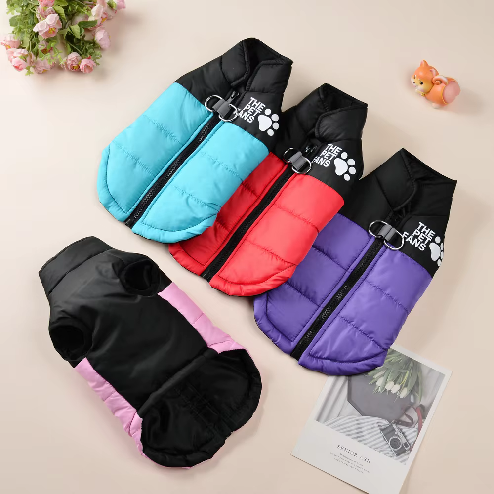 Warm Winter Pet Clothes Windproof Dog Jacket Coat For Small Big Dogs Labrador Costume French Bulldog Golden Retriever Outfits — image 2