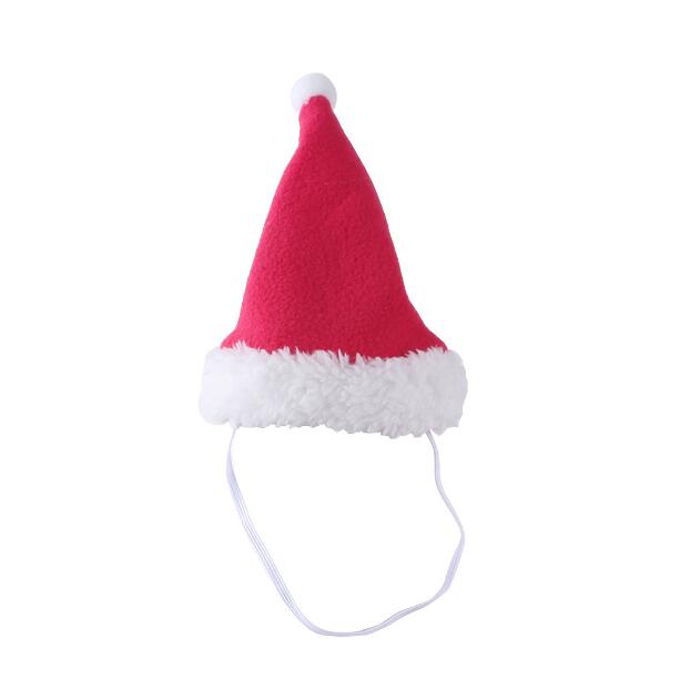 Pet Christmas Hat and Scarf Set Polar Fleece Dog Christmas Set Of 2 Pieces — image 6