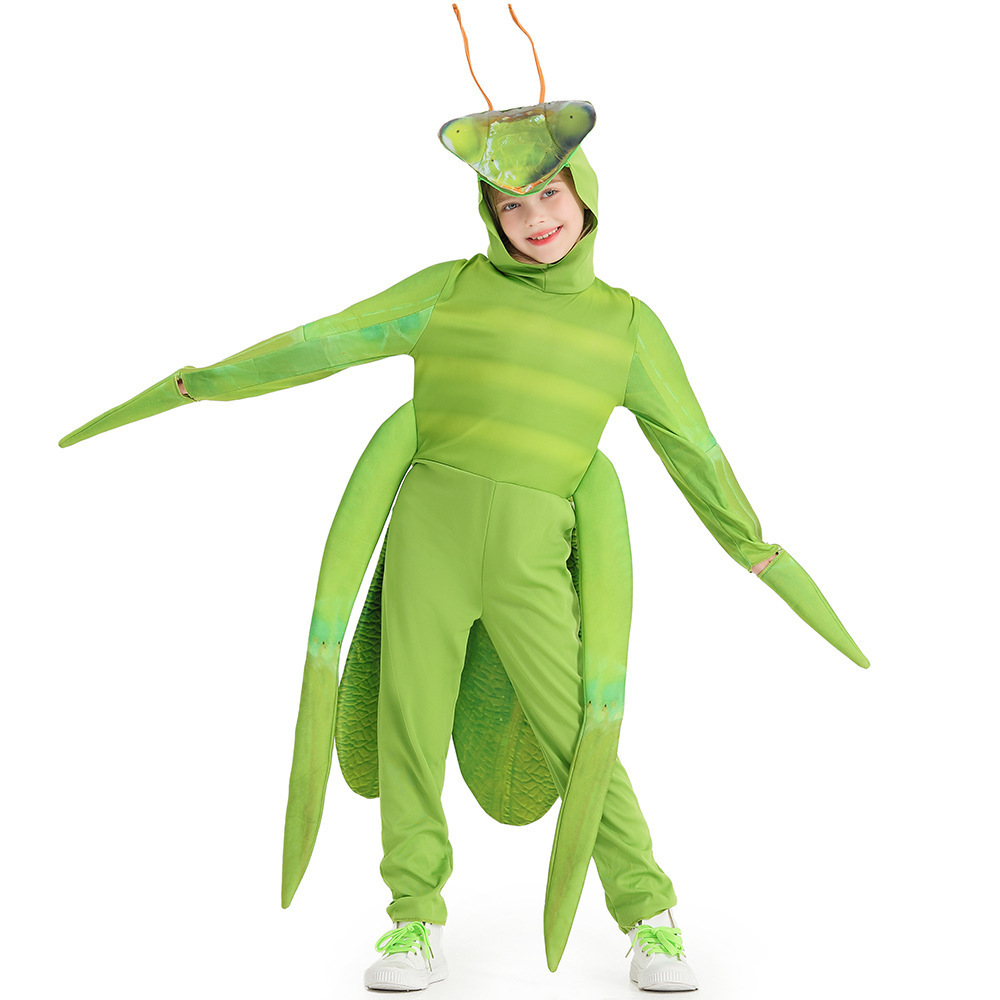 Funny Halloween Kids Animal Role Play Cosplay Costume Mantis Costume — image 2