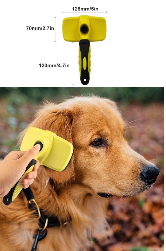 Cepillo Automático Retráctil para Mascotas — imagen 3