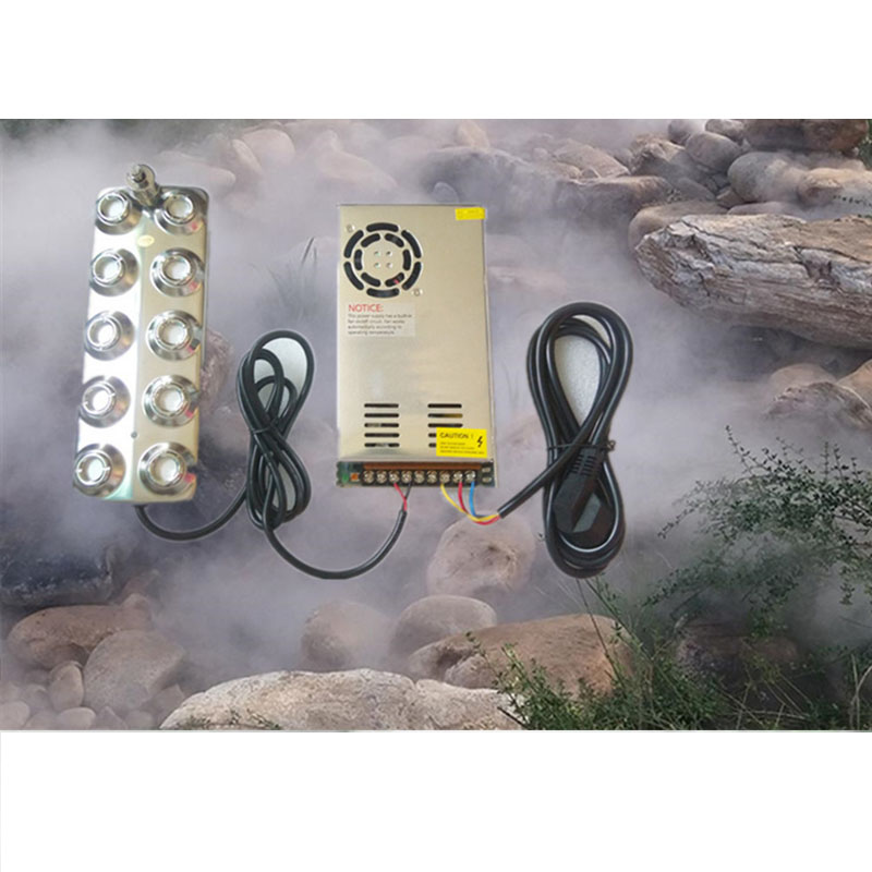 Rockery pond water landscape fogging machine high-frequency oscillation fogging board smoke machine ten head industrial ultrason — image 5