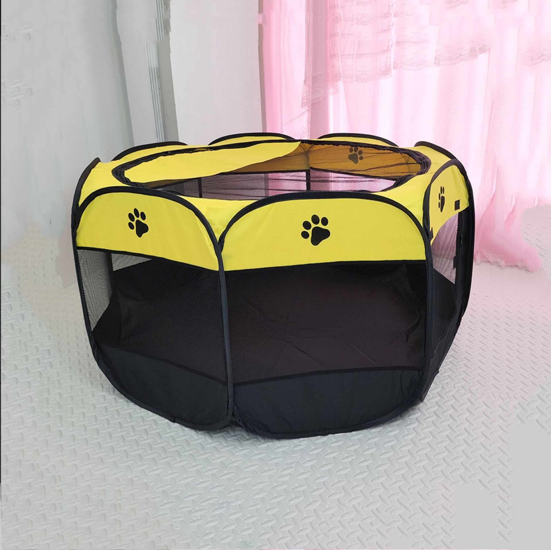 New Cat Kennel Dog Kennel Detachable And Washable Octagonal Pet Cage Waterproof Oxford Cloth Grab Dog Tent Octagonal Fence — image 9