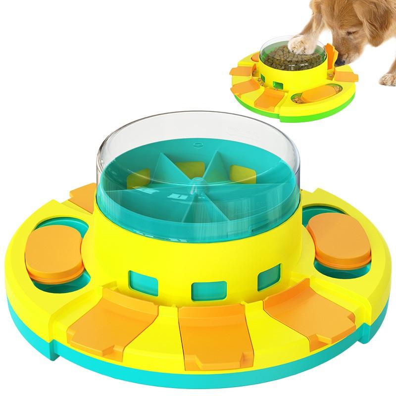 Pet Supplies Teething Sound Ball Dog Puzzle Leak Food Toys Pet Training Supplies Feeding Food Bin Dog Puzzle Diet Roulette — image 2