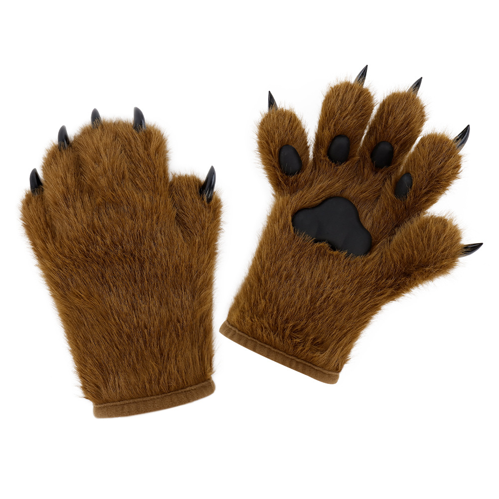 Garras de Gato Realistas para Cosplay, Concha de Carne Fuzzy - Manos de Animal — imagen 9
