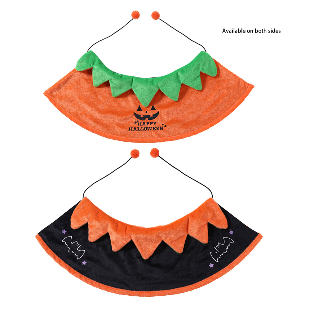 Traje de Capa de Halloween para Mascotas, Vestido con Brocado en Ambos Lados, Transformación de Gato y Perro — imagen 2