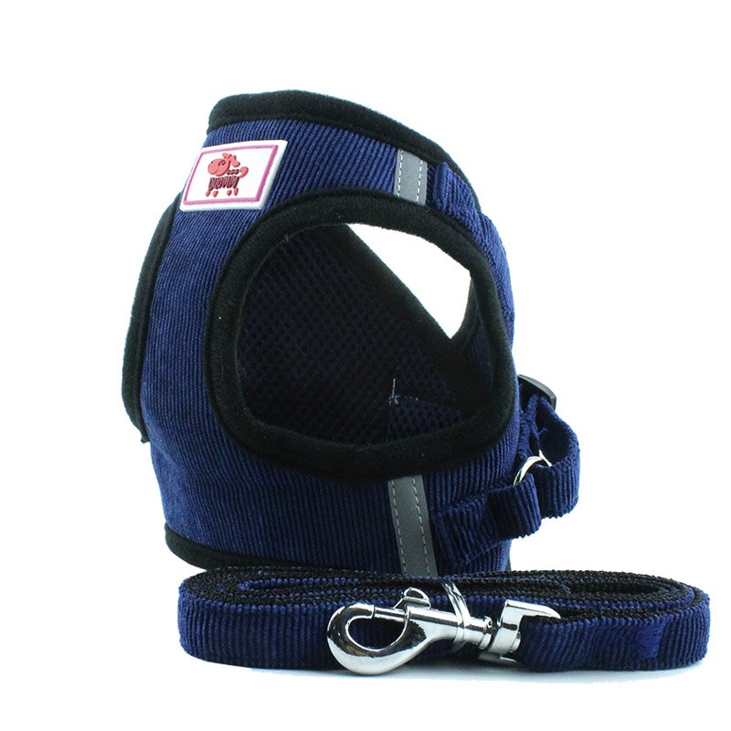 Dog Cat Reflective Harness Leash sets Adjustable Vest Walking Supplies Breathable Pet Collar — image 11
