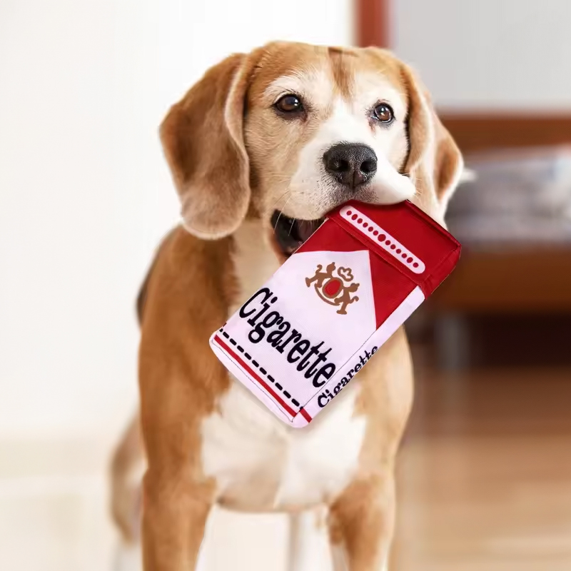 Ciga-rette-like Dog Toy, a Pet Self-entertainment Plush Toy that is Chew-resistant and Helps with Teething — image 4
