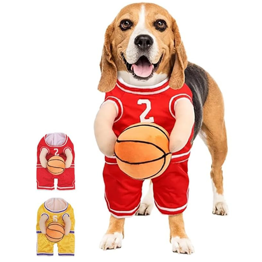 Camiseta de Baloncesto para Perros con Pelota y Ropa de Baloncesto — imagen 2