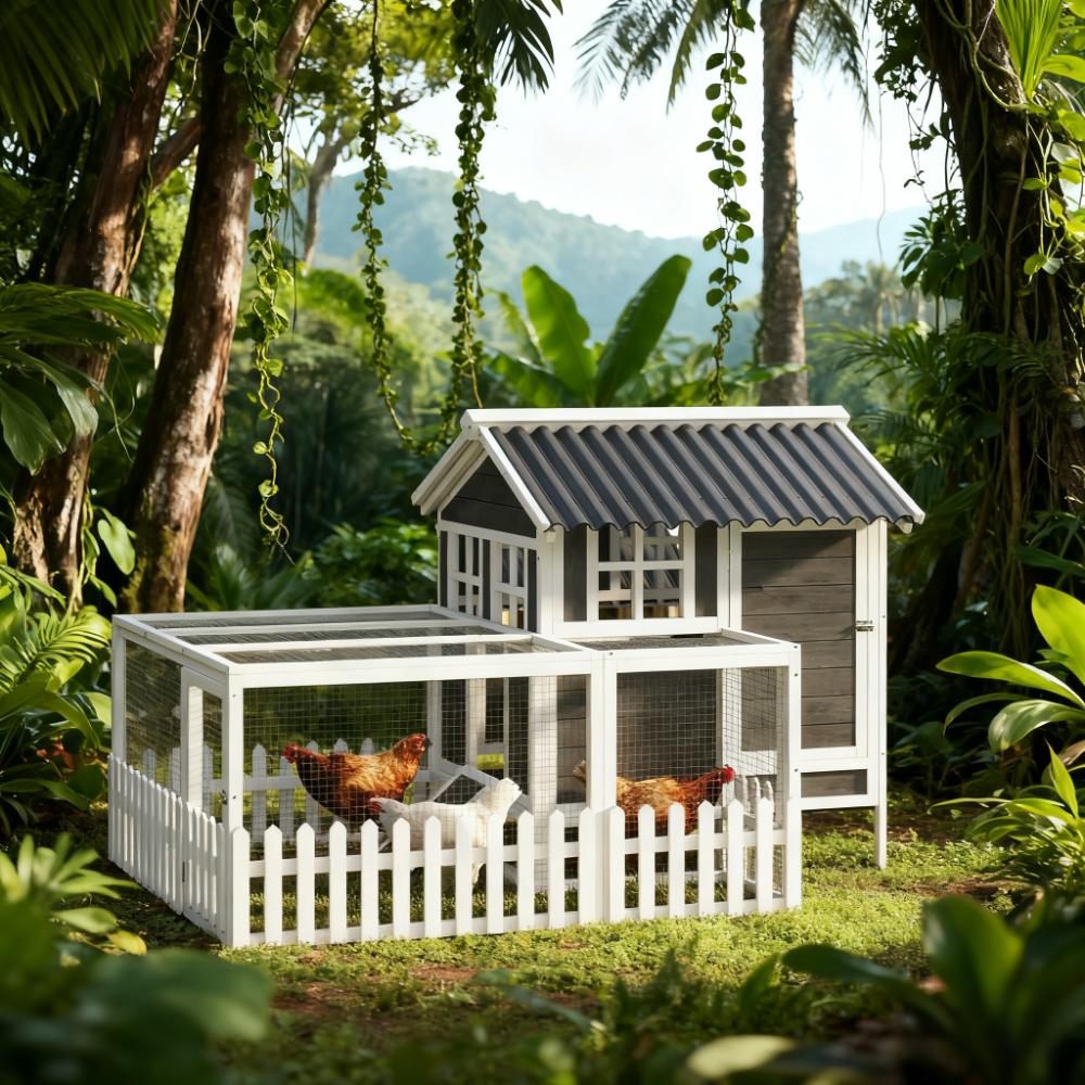 Wooden Chicken Coop For 3-4 Chickens — imagen 5