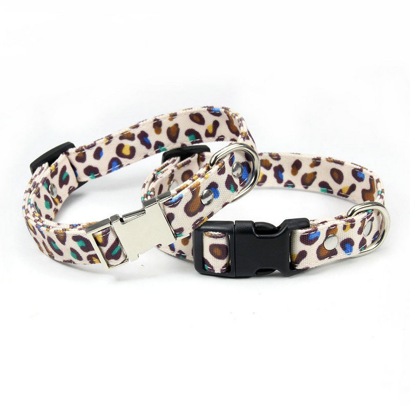 Collar de Leopardo para Perros - Cinturón de Trazo con Broche Metálico Personalizable — imagen 1