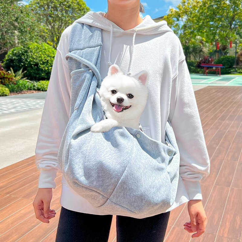 Portable Pet Carrier Bag for Small Dogs & Cats up to 7.5kg - Lightweight Shoulder Bag for Travel, Hiking, and Outdoor Use — image 3