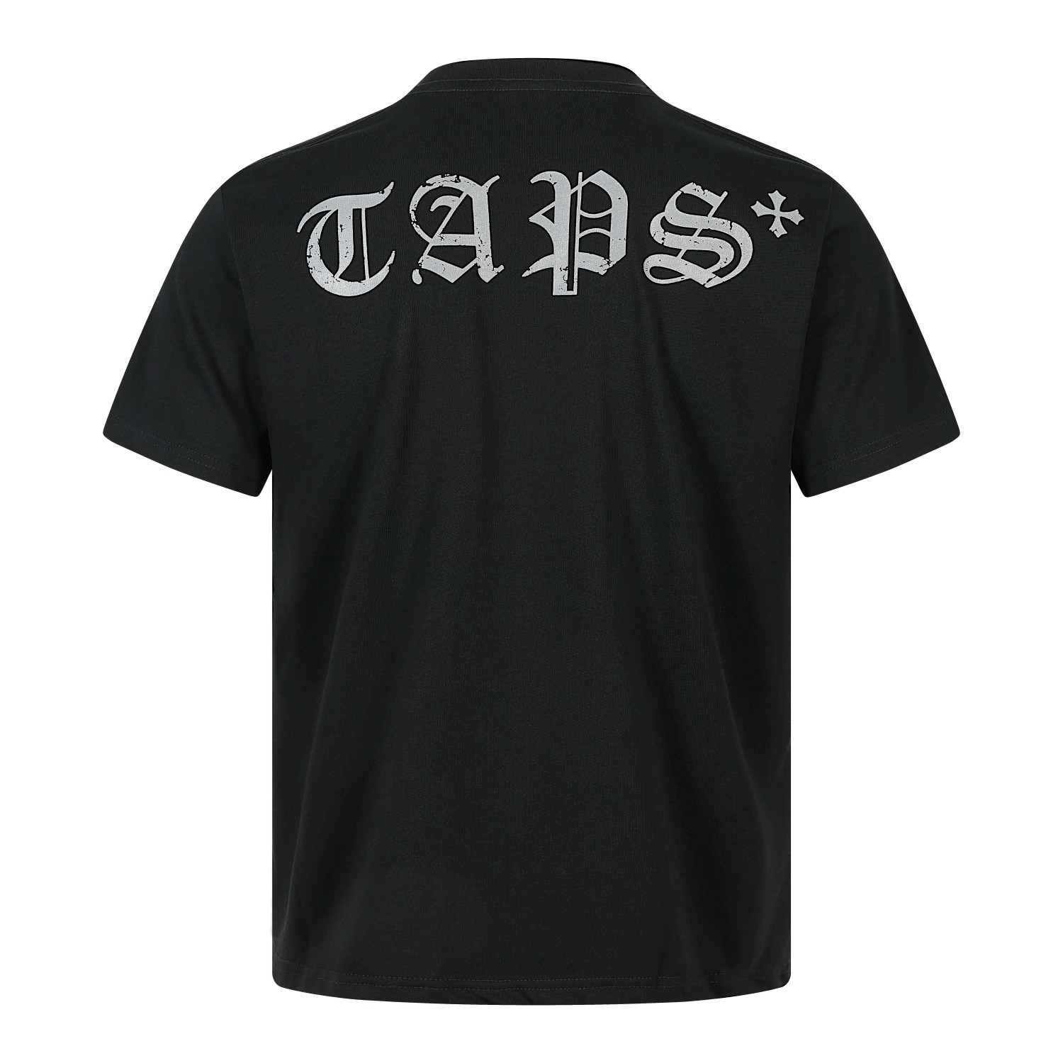 Leopard Print Union Jack Pattern Short Sleeve T-Shirt Unisex Trendy Distressed Letter Loose Top — image 3