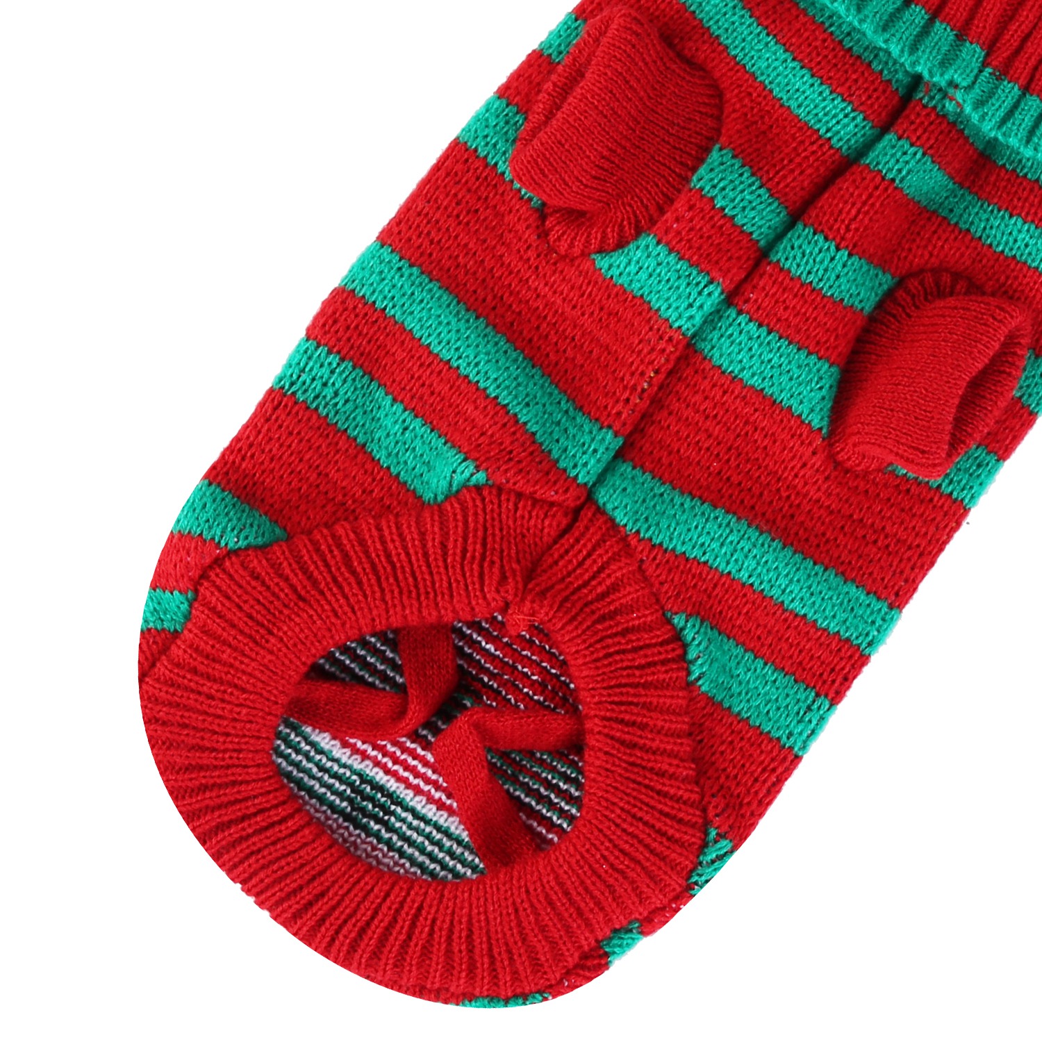2 Patrones y 4 Tallas a Elegir - 1 Pieza de Suéter Navideño de Cuello Alto Para Mascotas, Ropa Navideña Para Perros y Gatos, Disfraz de Rayas con Muñeco de Nieve, Suéter de Invierno Para Gatitos y Cachorros Pequeños y Medianos — imagen 7