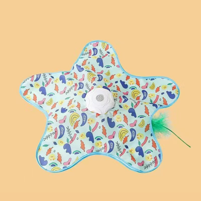 Interactive Hide and Seek Cat Toy with Motion-Activated Mouse, Squeaky Sounds & Surprise Feathers for Kittens — image 1