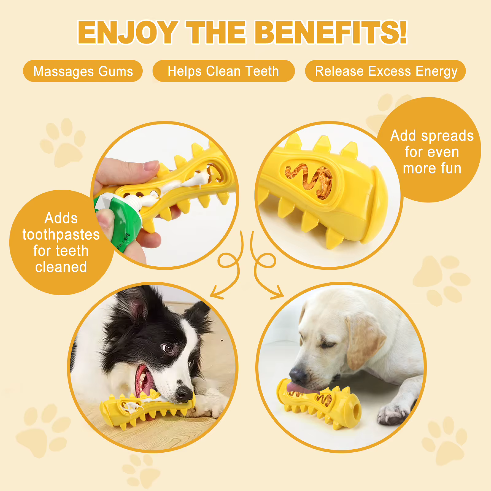 Bone shape Dog Chewing Toys Teeth Grinding Toys Food Leaker Teeth Cleaning Bite-resistance Interactive Training Pet Supplies — image 4