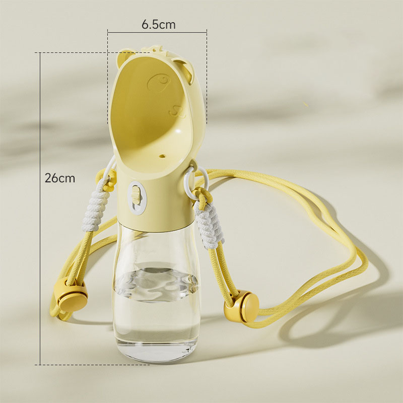 Pet Water Bottle for Small Big Dogs Cats Outdoor Leakproof Puppy Drinking Bowls with Food Container Pet Feeder — image 10