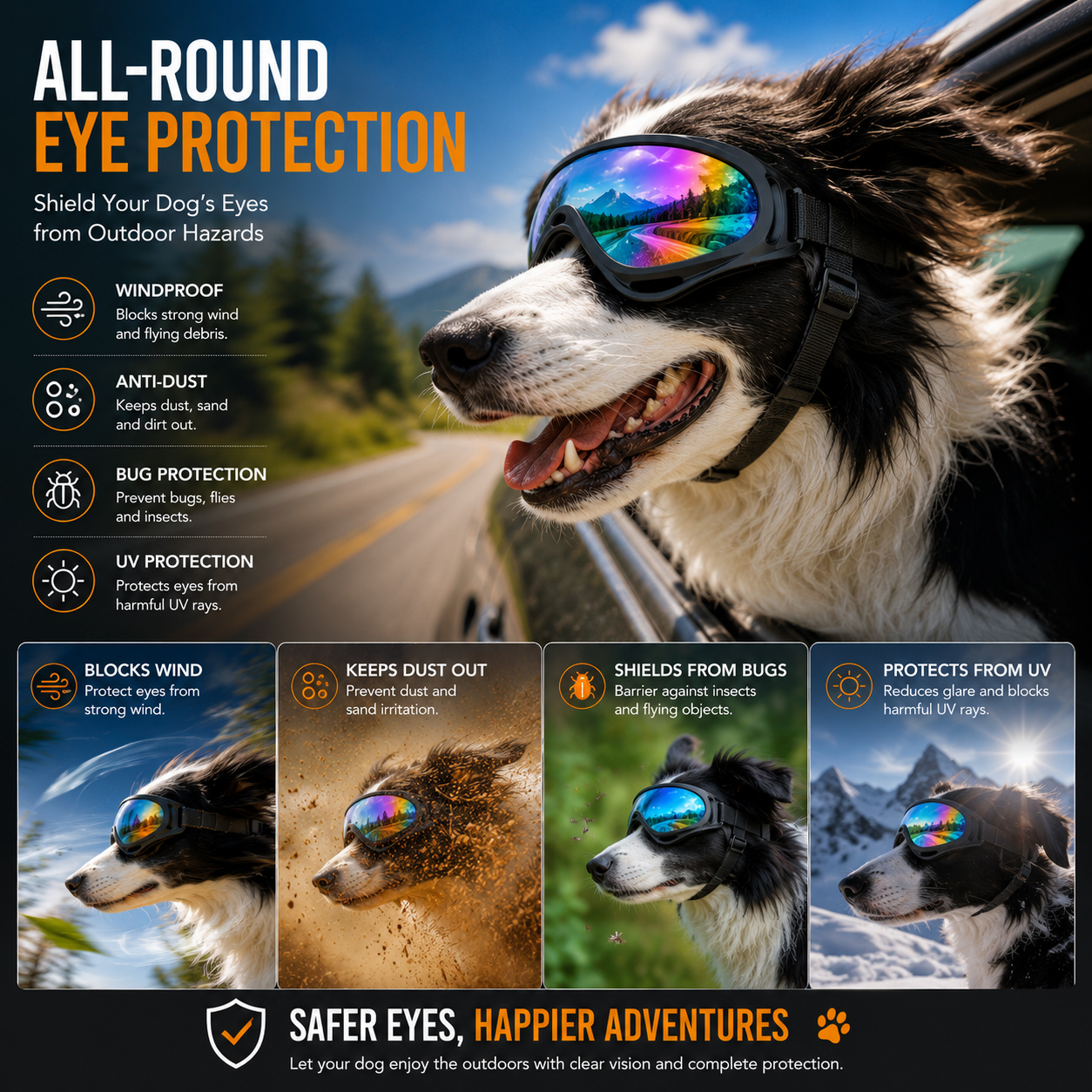 Gafas para Perros de Mediana y Gran Tamaño — imagen 4