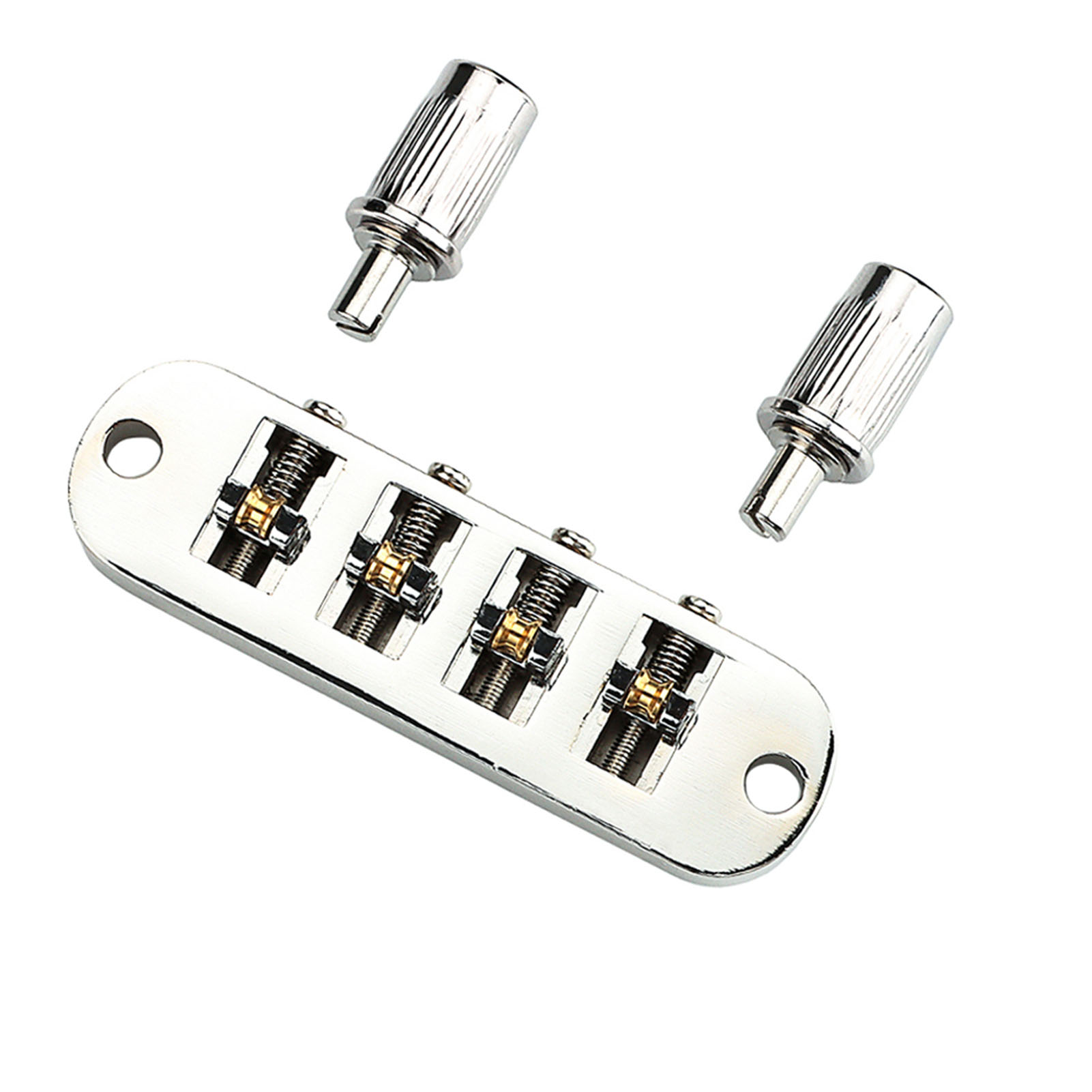 Roller Saddle Bridge Replacement Lightweight 4 String Guitar Bridge For Bass Guitars — image 3