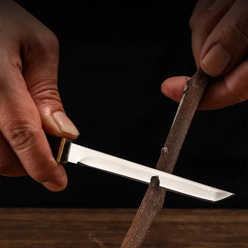Barbecue Utility Knife Slicing Fish Fruit Steak Knife Plastic Handle Kitchen Knives Sharp Boning Butcher Chef Knife Cleaver Meat — image 6