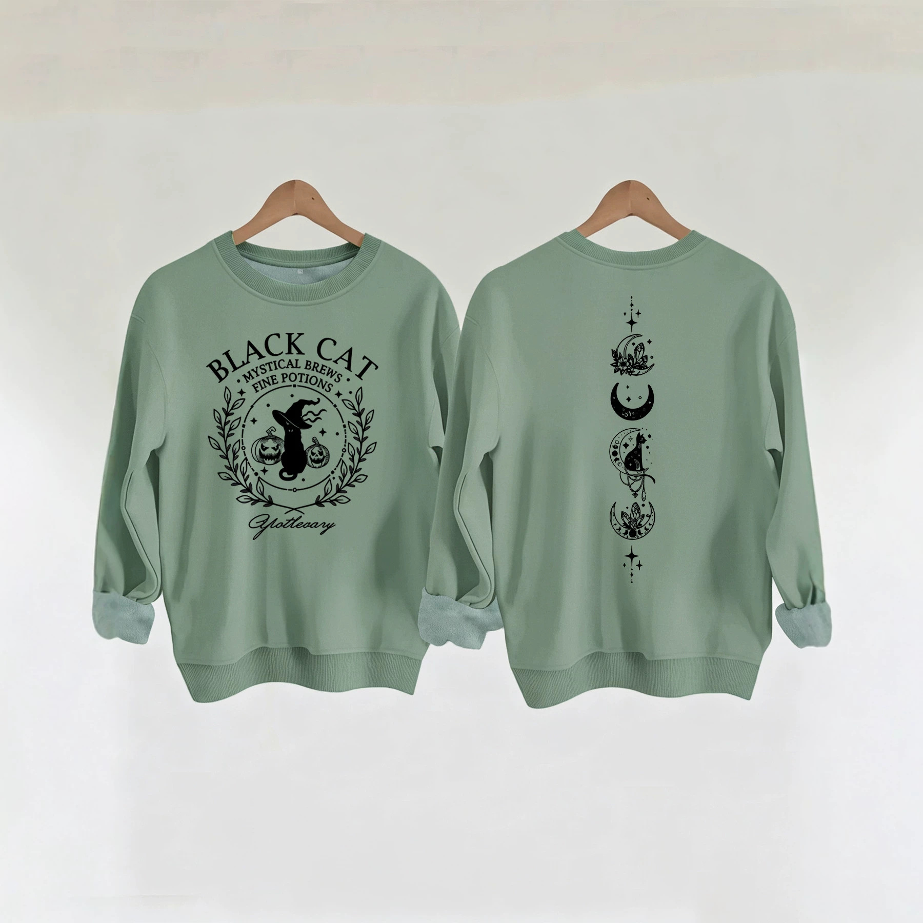 Black Cat Potion Hoodie — image 5