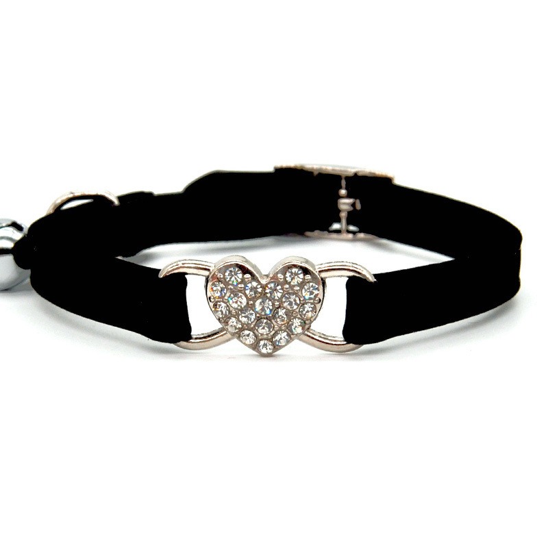 Accesorios para Mascotas: Collar de Gato con Campana de Diamante Color Flocado — imagen 9