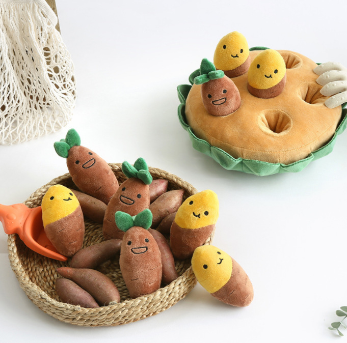 Conjunto de Juguetes para Mascotas con Patatas Dulces y Arroz — imagen 3