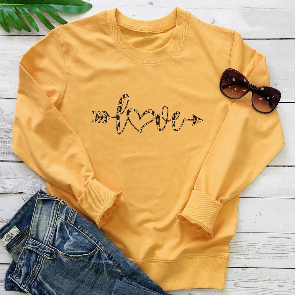 Love letter leopard print love hoodie — image 4