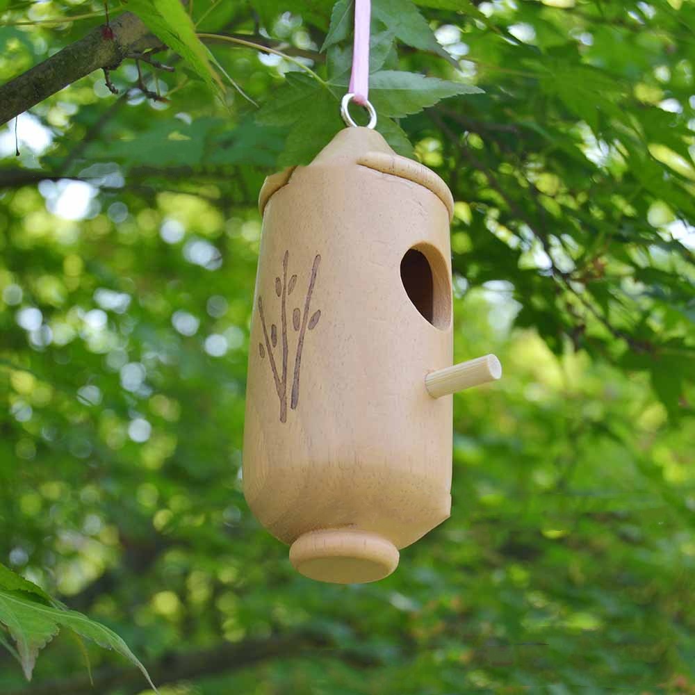Casa de Nido Suspendida para Colibris Obra de Madera Artesanal — imagen 2
