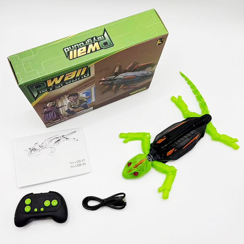 Remote Control Climbing Gecko Robot, Climbs Glass & Smooth Walls, Realistic Animated Toy for Christmas Gifts — image 2