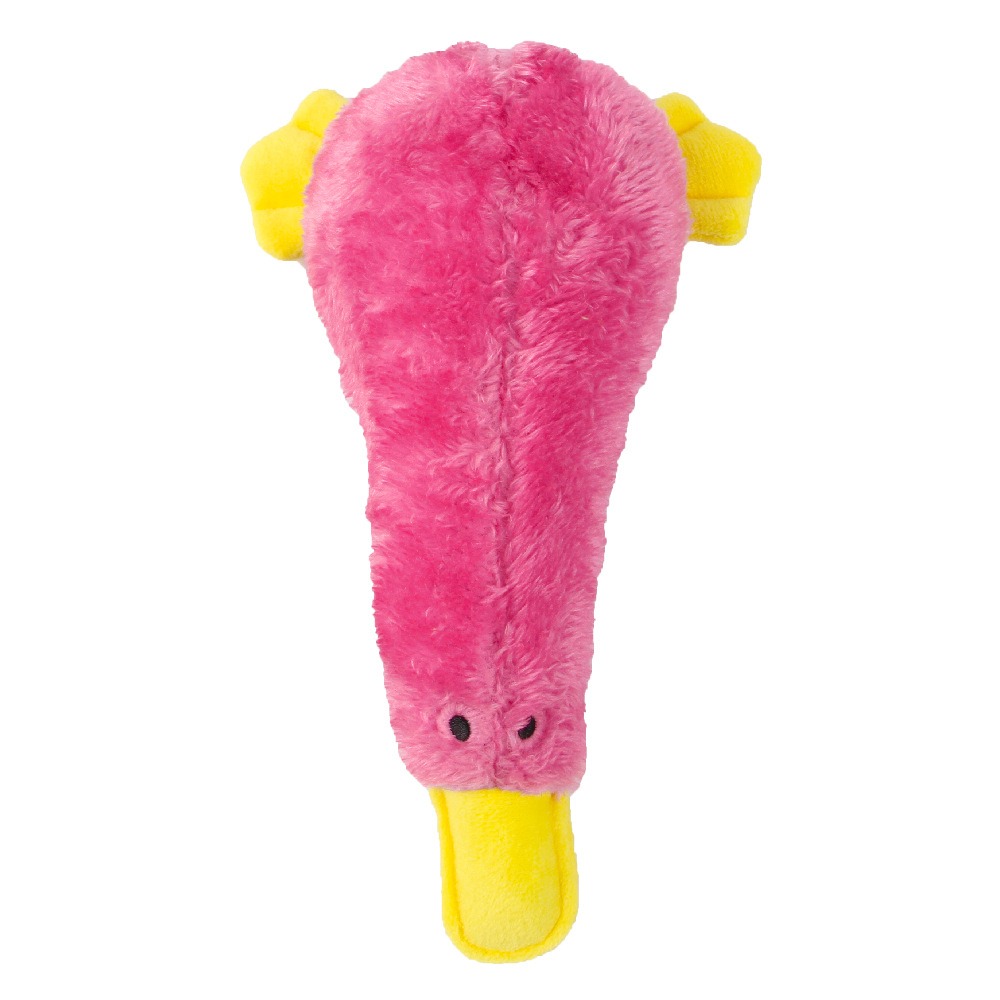 Juguetes de peluche con sonido para mascotas - Perro muerde a pato con alas de cartón — imagen 3