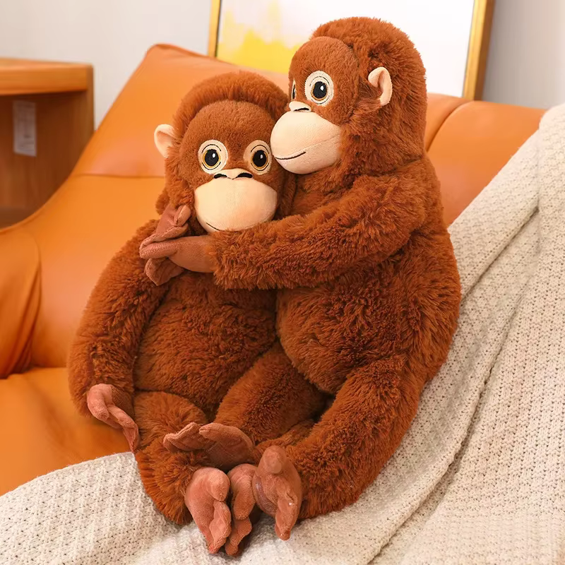 Juguete de Peluche de Gorila de Caricatura, Chimpancé Mono, Muñeco Relleno Suave, Decoración para Mochila, Bolsa de Auto y Habitación, Regalo para Niños — imagen 1