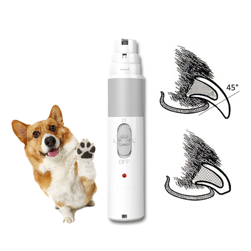 New Rechargeable Pet Nail Clipper Dog Nail Grinder Pet Clipper Cat Dog Nail Clipper Electric Pet Nail Grinder — image 5