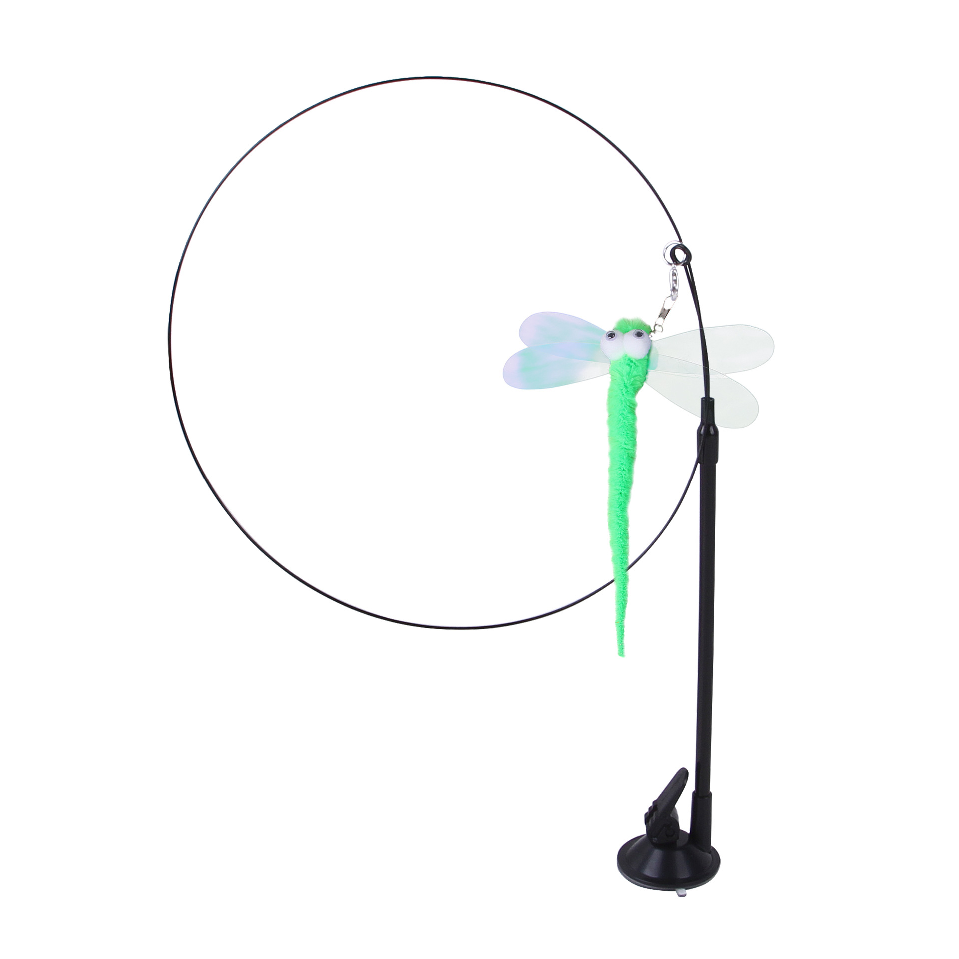 Palito de juguete para gatos con sujeción por cable de acero, intercambiable y con varias cabezas — imagen 18