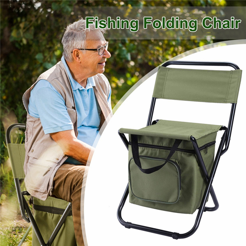 Fishing Chair Movable Refrigerator Keep Warm Cold Portable Folding Beach Chair — image 3