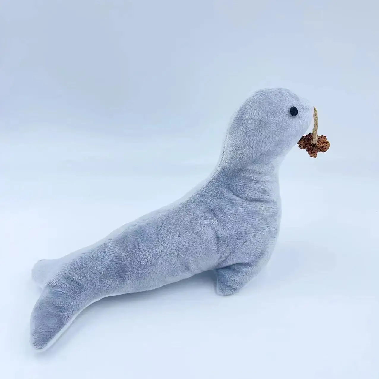 Juguetes para Mascotas Gato León Marino de Peluche con Sonido de Campana Dientes Rascando Cenicero y Fresa para Estimular a los Gatos — imagen 5